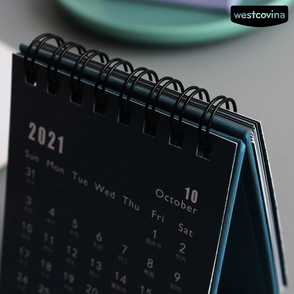 Lịch Để Bàn Mini 2021 Thiết Kế Nhỏ Gọn Tiện Dụng