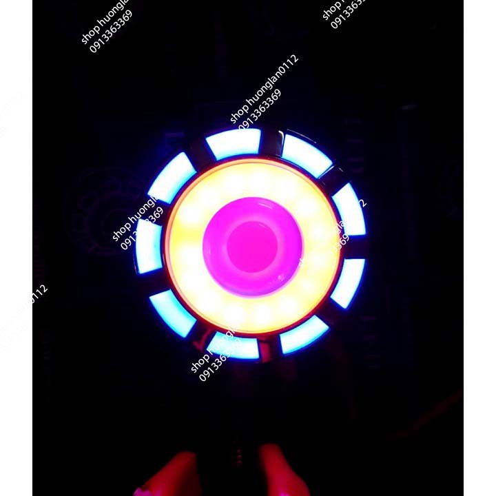 Đèn Led hậu bi cầu xe máy Nháy Iron Man chân 1157