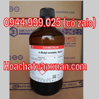 N-Butyl acetate 99.0% Samchun Hàn Quốc CAS 123-86-4 C6H12O2 chai 1 lít butyl acetate