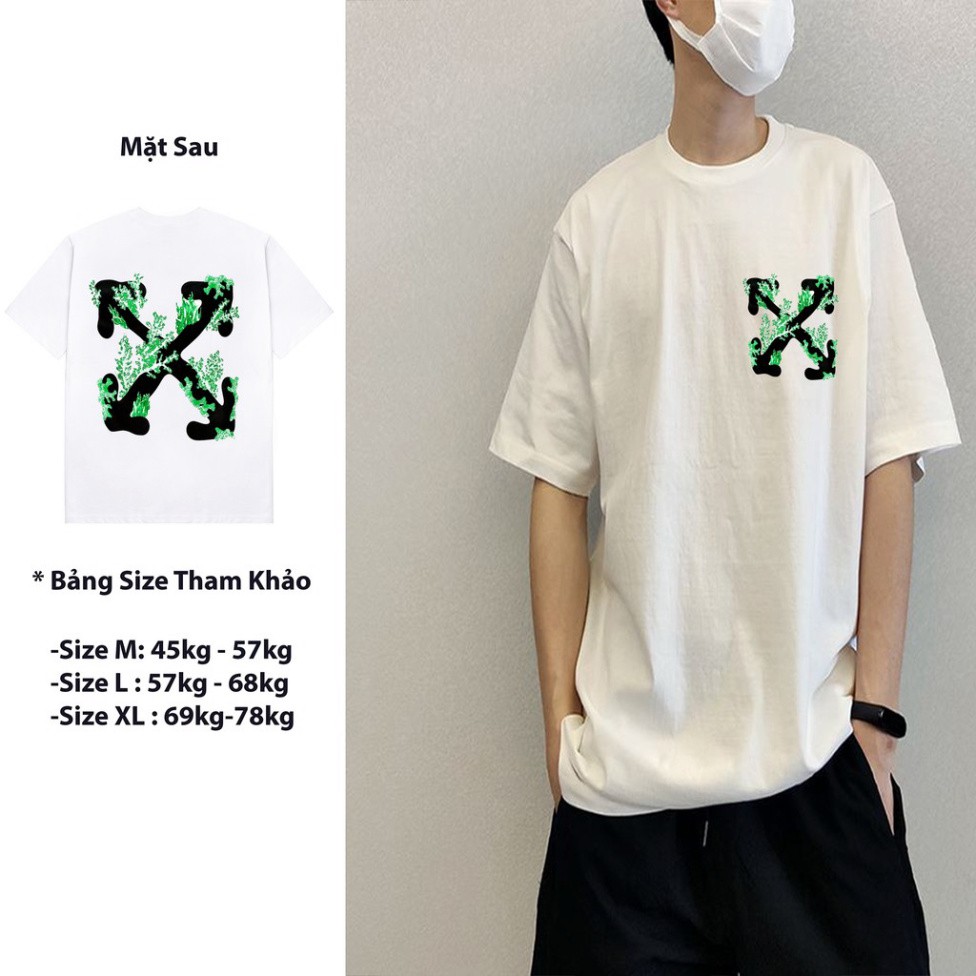 [ ẢNH THẬT + ĐỦ SIZE ] ÁO THUN, ÁO PHÔNG TAY LỠ UNISEX FORM RỘNG OVERSIZE OFF WHITE FREESHIP M37