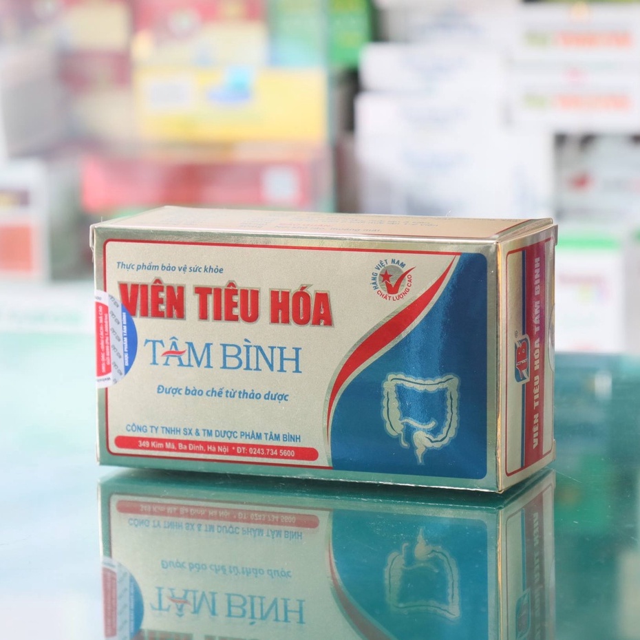 Viên Tiêu Hóa Tâm Bình - Hỗ trợ làm giảm các triệu chứng như ăn chậm tiêu, đầy hơi, chướng bụng (36 viên)