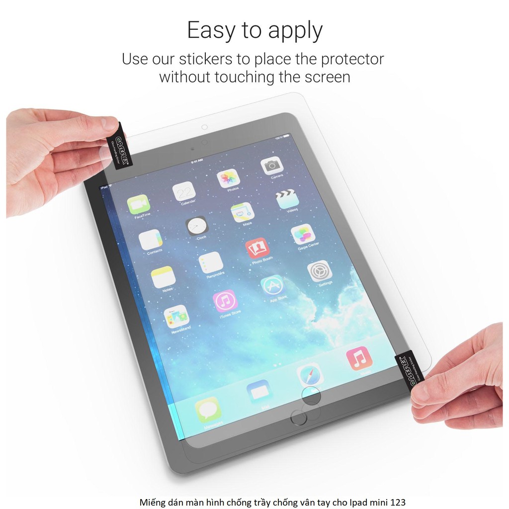 Miếng dán màn hình chống trầy chống vân tay cho Ipad mini 123