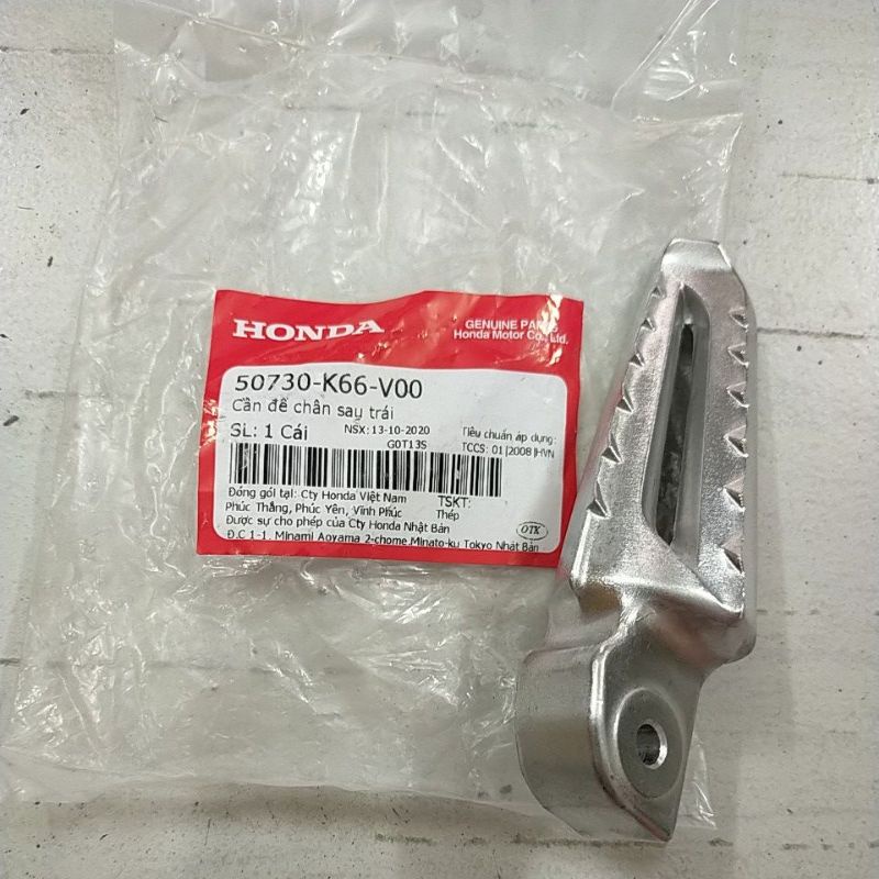 Gác chân xếp sau Air Blade 125 ( Bên Trái )