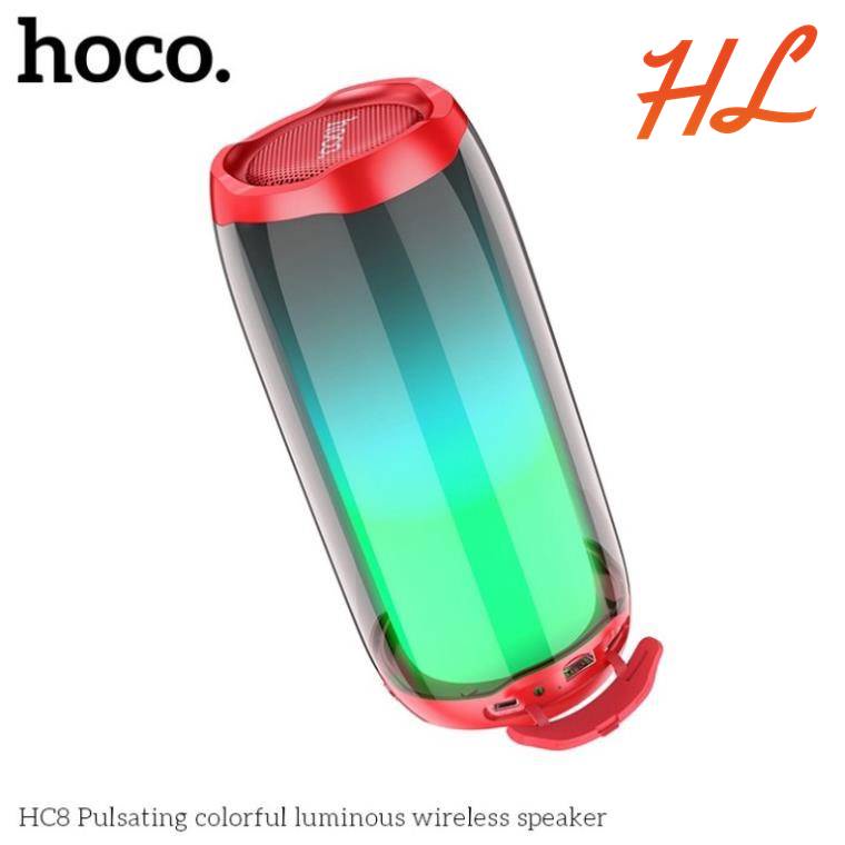 Loa Bluetooth Hoco HC8 Siêu Chất, Âm Thanh Tuyệt Đỉnh, Đèn LED Đổi Màu Cực Chất -  Chính Hãng BH 12 Tháng - Hưng Long PC