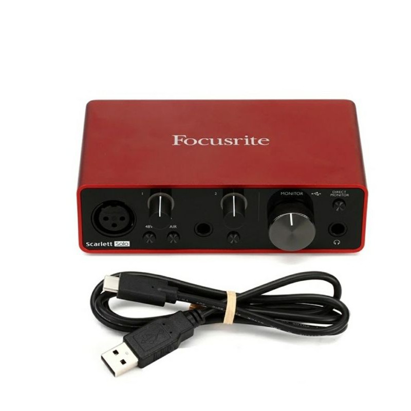 Đầu thu âm focusrite solo gen 3