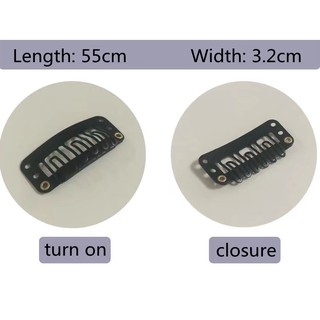 【Đầy đủ 30K trừ đi 3K】Tóc Giả Dạng Kẹp Thẳng Dài Màu Gradient Phong Cách Hàn Quốc 50cm