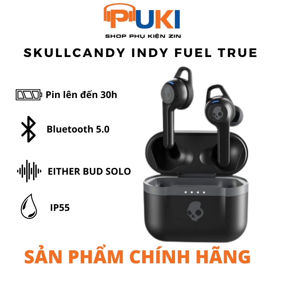Tai nghe Skullcandy Indy Fuel True Wireless chính hãng - Tai nghe không dây skullcandy fuel