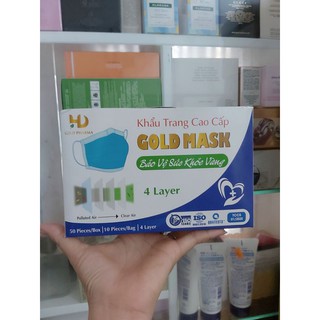 Khẩu Trang Y Tế Cao Cấp 4 lớp Gold Mask & TTGreentech