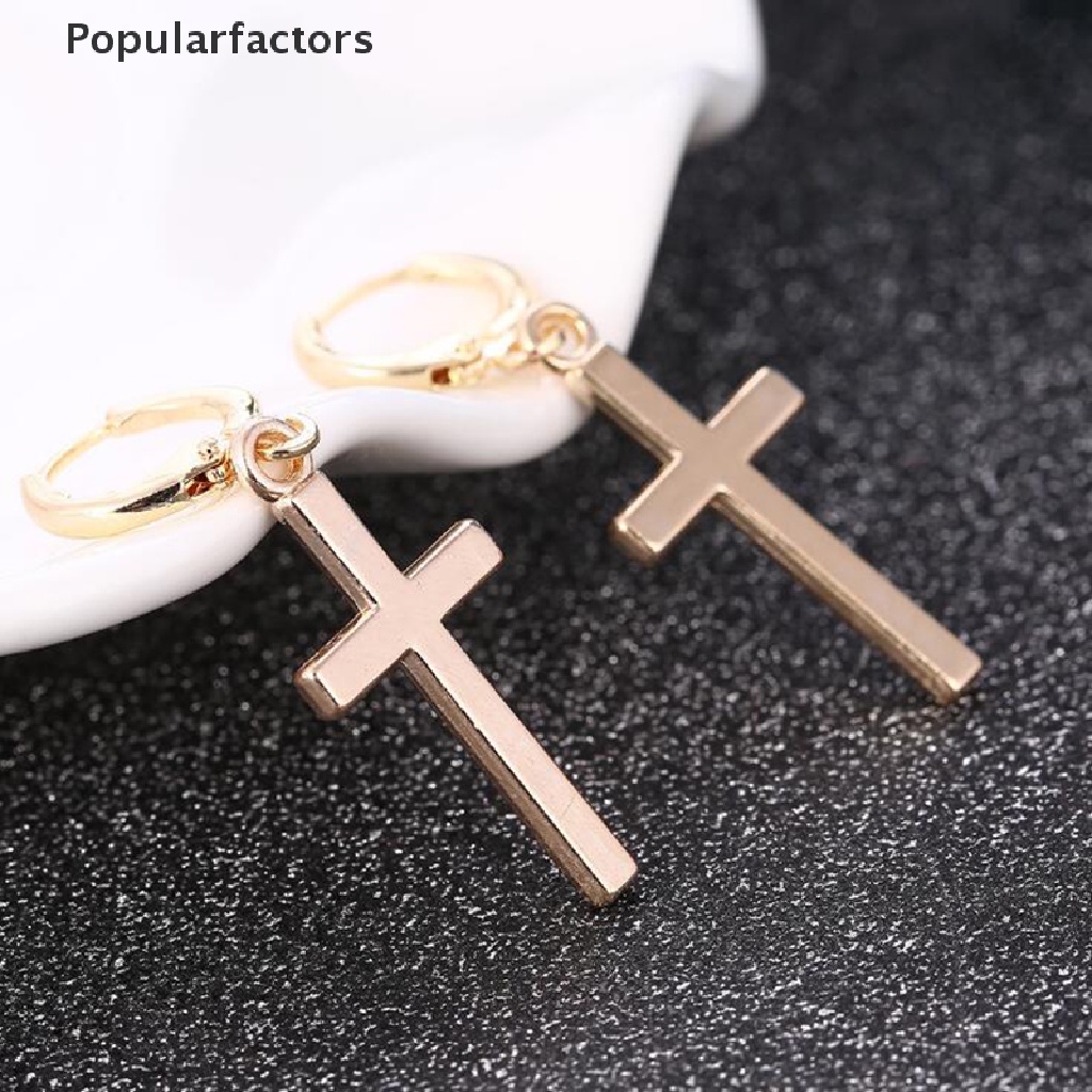 Khuyên Tai Hình Thánh Giá Phong Cách punk Thời Trang