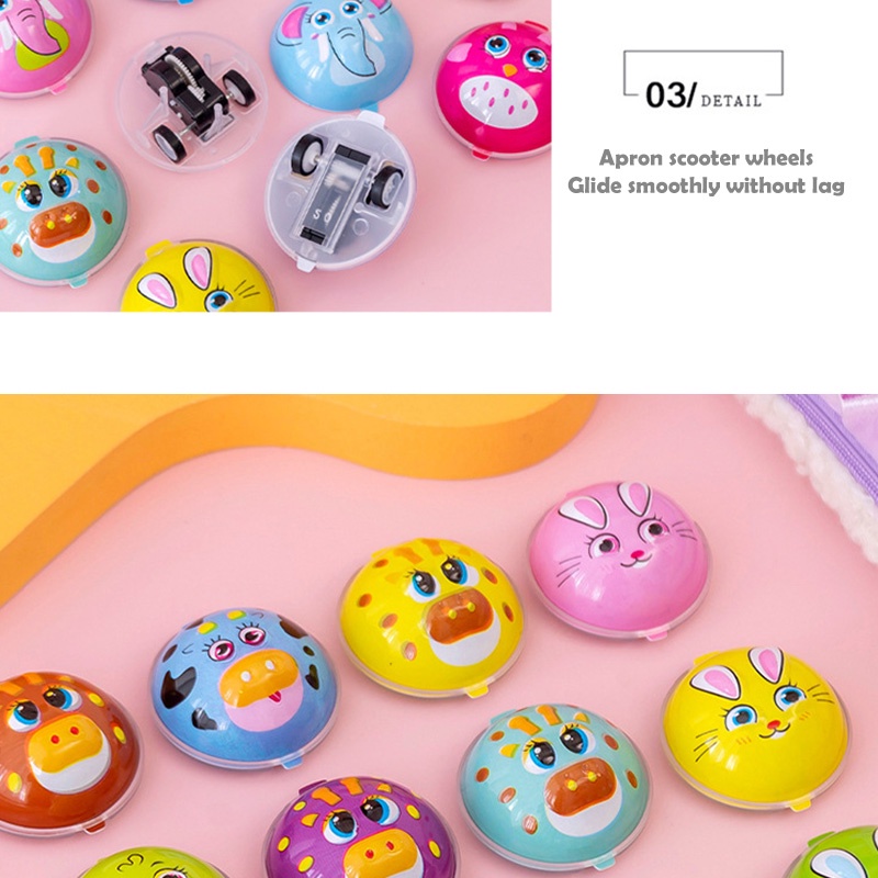 Đồ chơi xe hơi mini ZHAN QI TOYS tùy chọn họa tiết dành cho bé