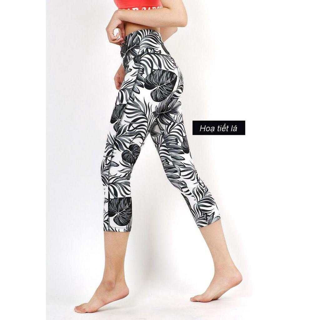 Legging lửng Cali Actlve họa tiết