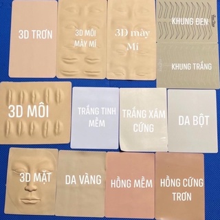 10 da giả tập phun xăm ,điêu khắc có hình