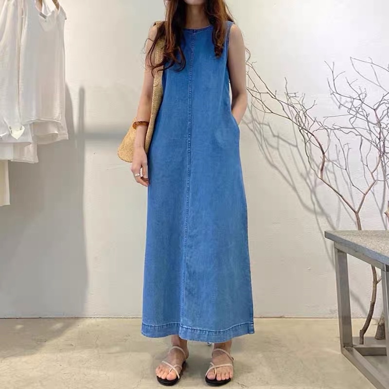 Đầm Jean Dáng Suông Dài Taobao Order Kèm ẢNH THẬT