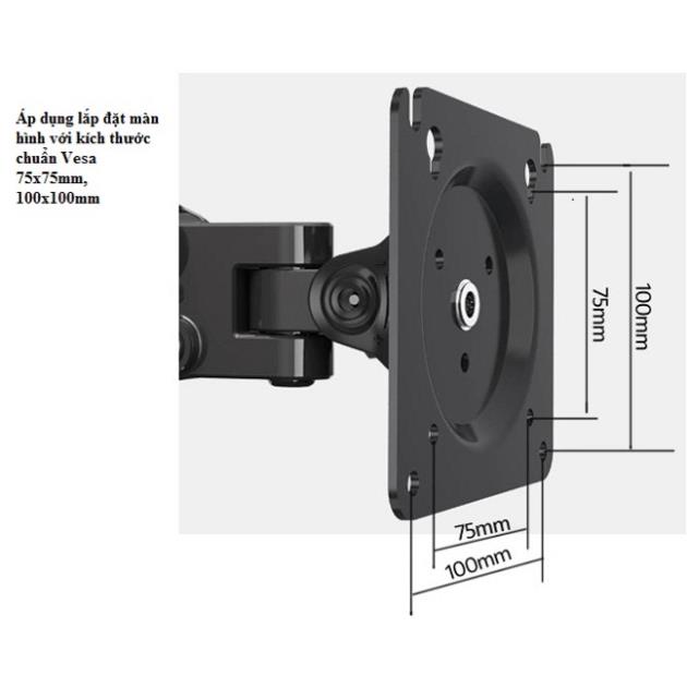 Giá treo màn hình máy tính North Bayou NB-F150 từ 17- 35 inch tải max 12kg