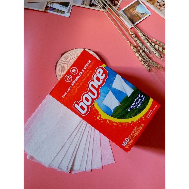 Giấy thơm quần áo Bounce Mỹ 10 tờ 20 tờ 30 tờ 50 tờ