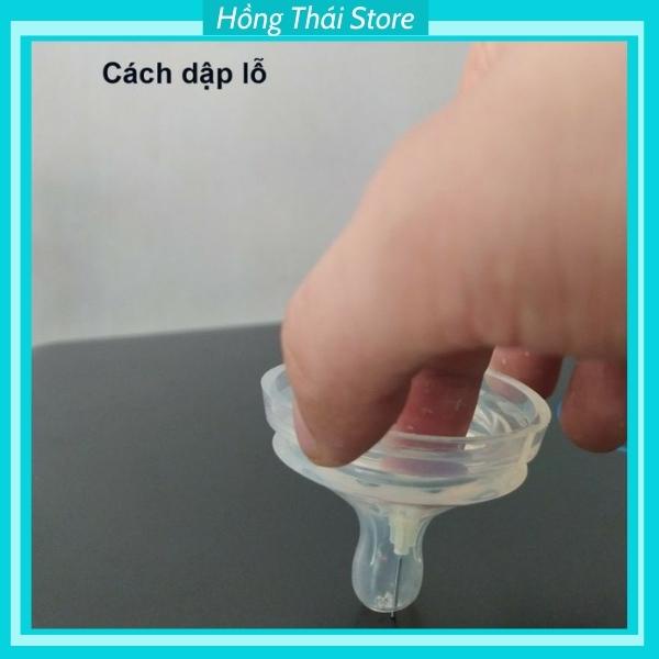Dập Lỗ Núm Ti Cho Bé