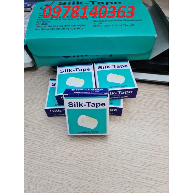 combo 3 cuộn băng dính lụa siltap 2.5x4