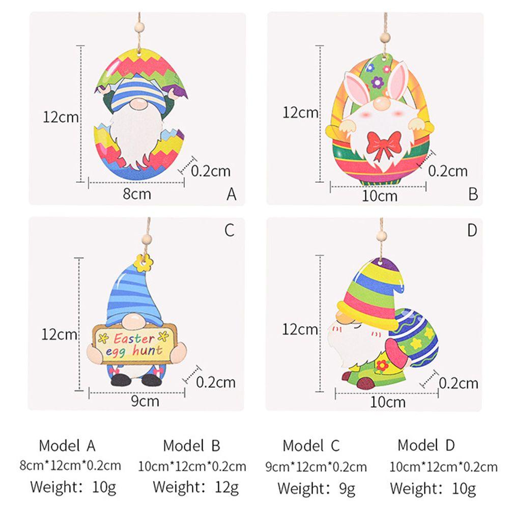 Phụ Kiện Trang Trí Lễ Phục Sinh Hình Thỏ Và Trứng Không Mặt