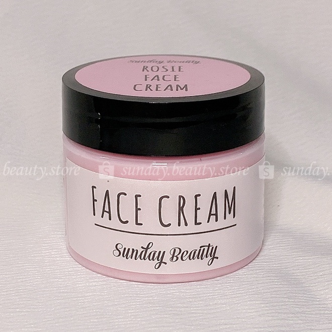 Kem dưỡng Rosie trắng da cấp ẩm thiên nhiên Face cream Sunday Beauty handmade