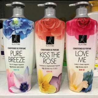 Kem xả ELASTINE 600ml Love me, kiss the rose, pure breeze