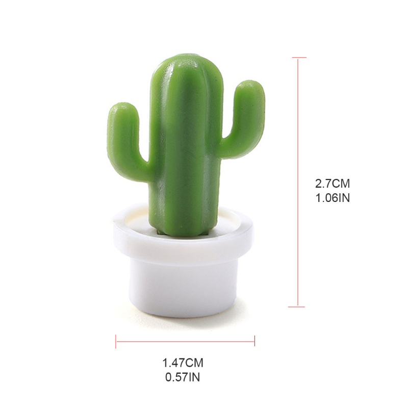 Set 6 nam châm gắn tủ lạnh hình cây xương rồng dễ thương