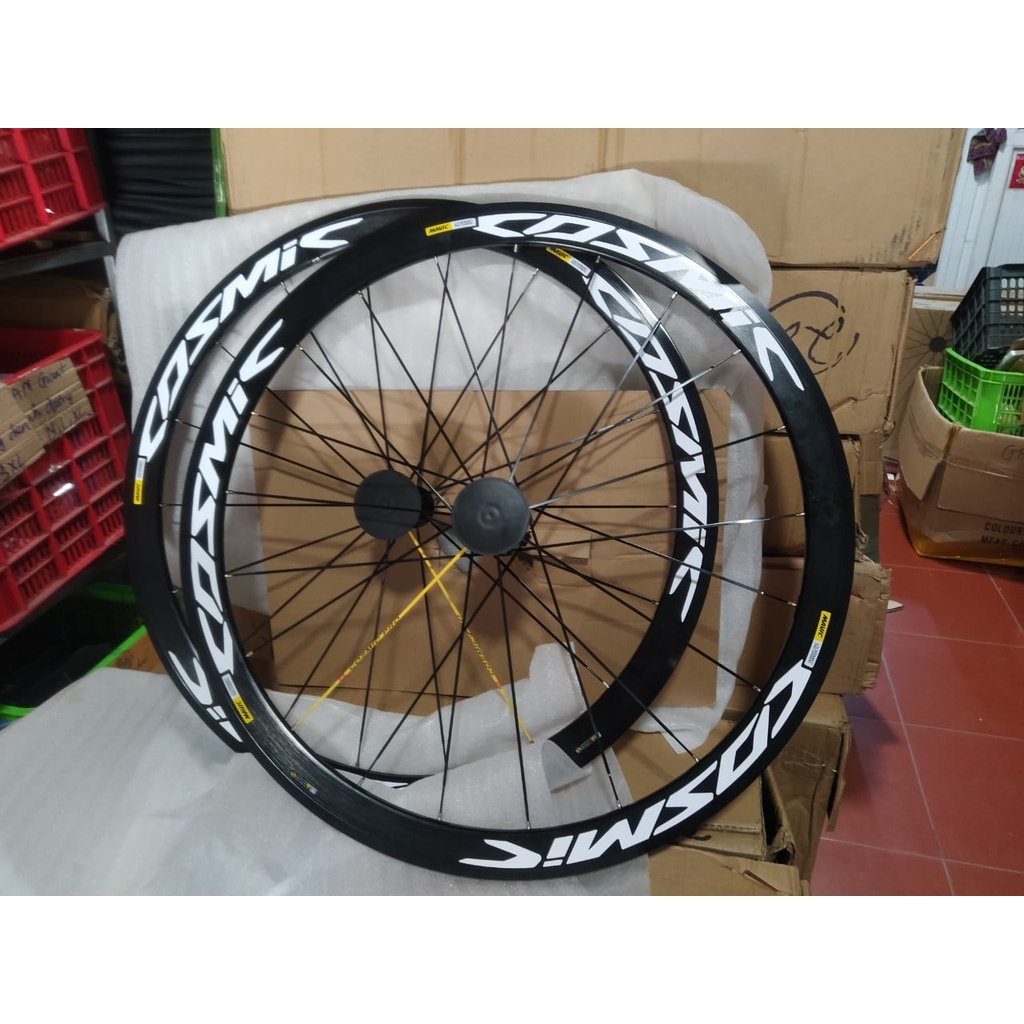 Bộ vành nhôm xe đạp road MAVIC COSMIC Elite 700Cx23 vành cao 40mm