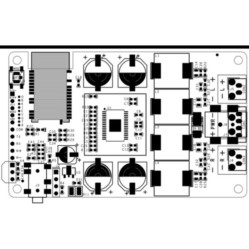 Mạch amply + Bluetooth 5.0 i2s 2*30w