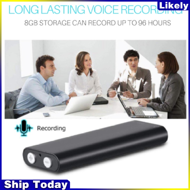 Máy Ghi Âm Mini 96 Giờ 8GB Chuyên Dụng
