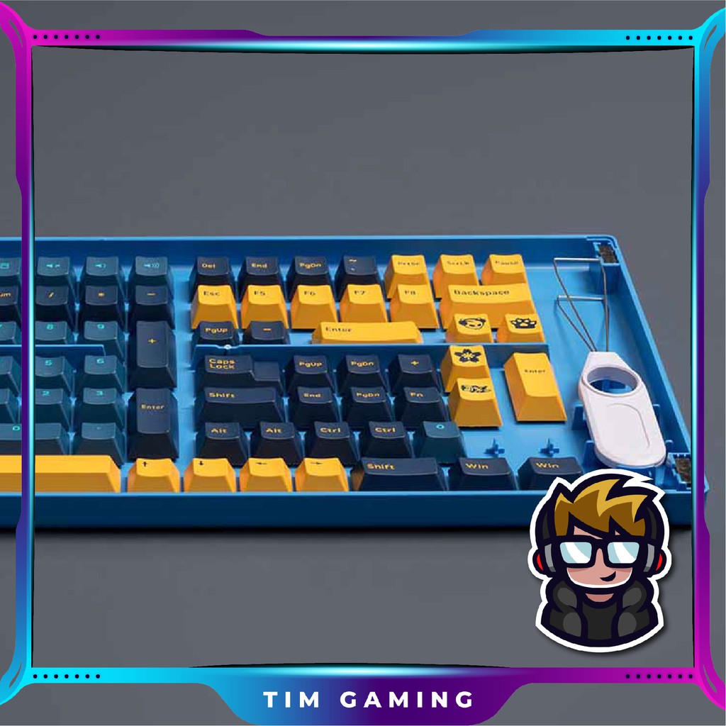 [Mã 254ELSALE giảm 7% đơn 300K] Bộ Keycap AKKO Macaw (PBT DS/Cherry profile/157 nút)