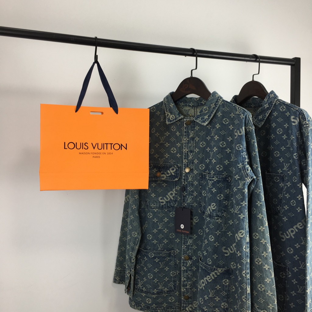 Áo Jeans Supremee x LouisVuitonn  FW21