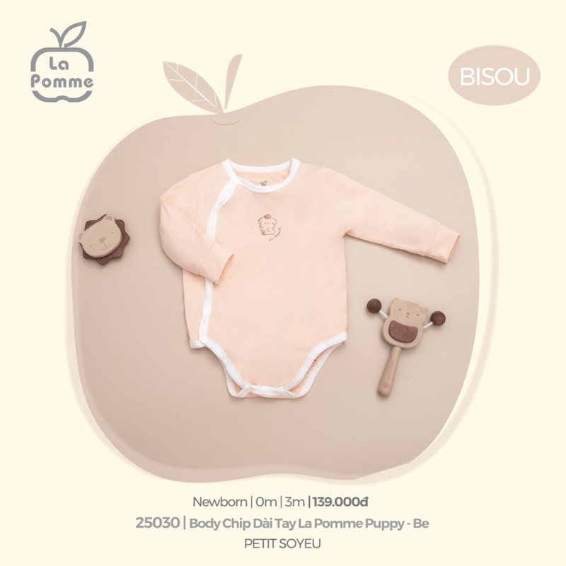 Lapome - Body chíp dài tay Puppy LP25030