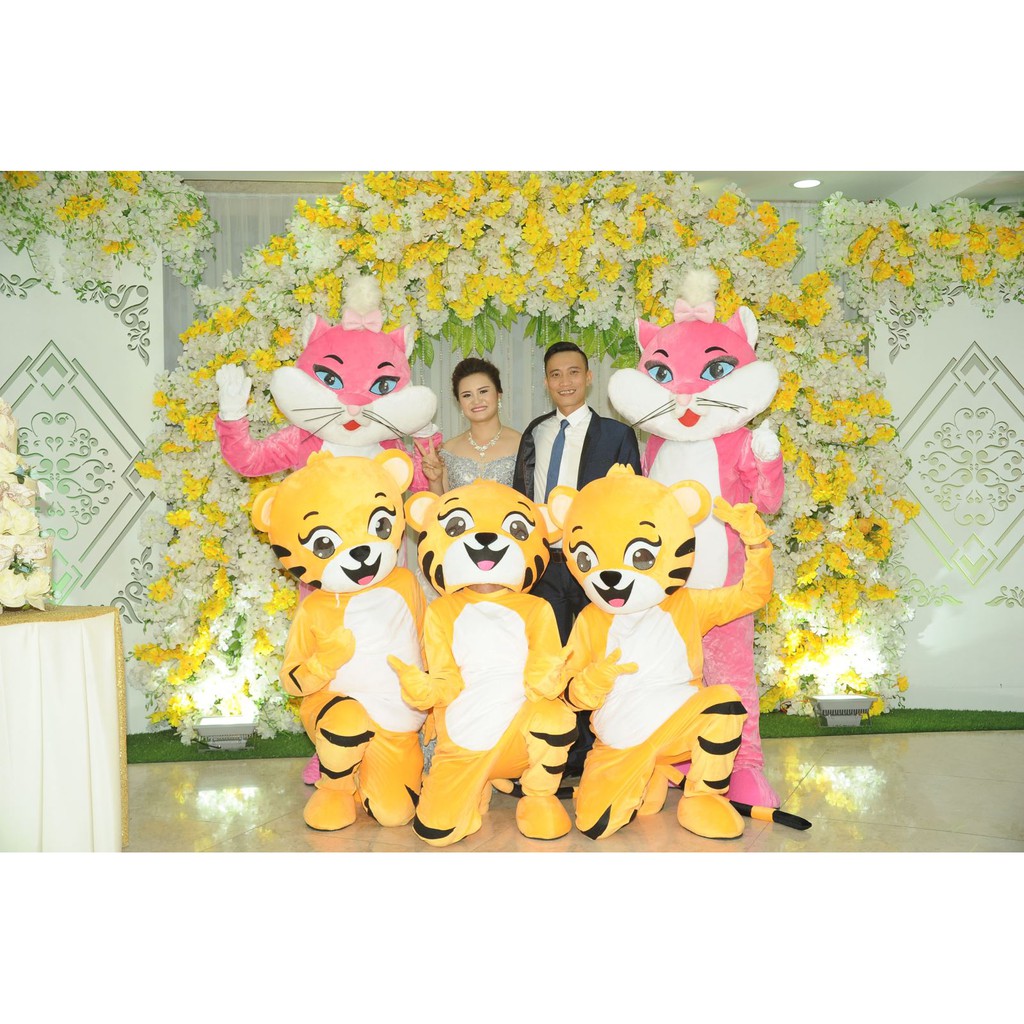 Mascot Hổ vàng - tặng kèm túi thơm - trang phục hóa trang