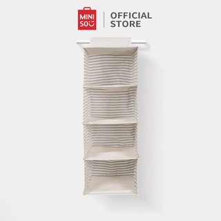 Kệ đựng đồ Miniso 4 tầng (Xám)