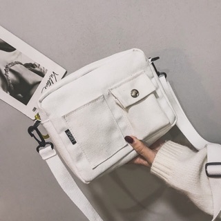 Túi vải canvas đeo chéo
