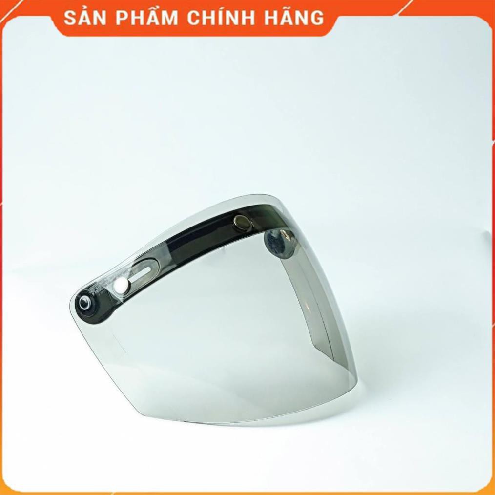 Kính Flat Gắn Nón 3/4 Che Full Mặt - ASA HELMETS