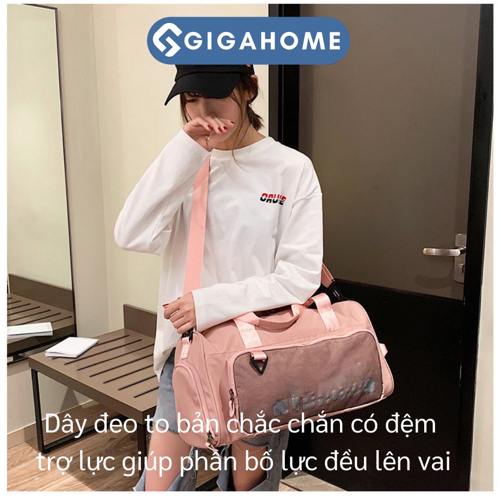 Túi Trống Du Lịch, Đựng Đồ Thể Thao Size Lớn GIGAHOME Có Ngăn Để Giày Riêng 7252