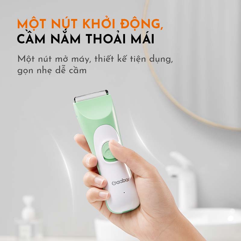 Tông đơ cắt tóc cao cấp GAABOR GHCL-N5A1 không dây - Hàng chính hãng