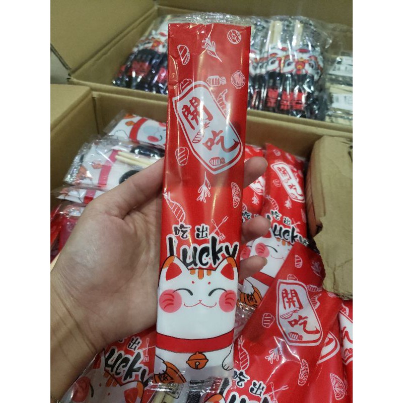 Set 100 bộ đũa muỗng take away