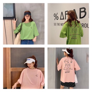 Áo thun họa tiết unisex form rộng