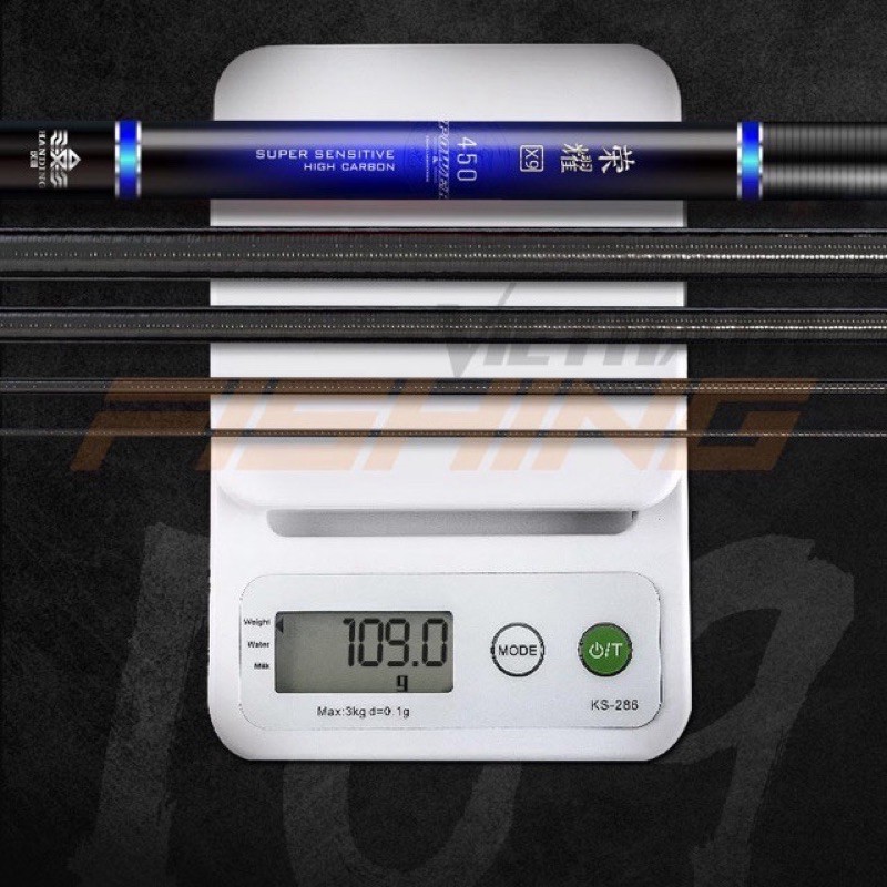 Cần câu tay handing X9 đủ size 3m6-6m3 chuẩn hàng loại 1 tải cá 8kg tải tĩnh 2kg