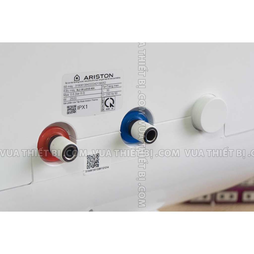 Ariston SLIM2 LUX-D 20 Lít – Bình Nóng Lạnh Gián Tiếp - SL2 20 LUX-D
