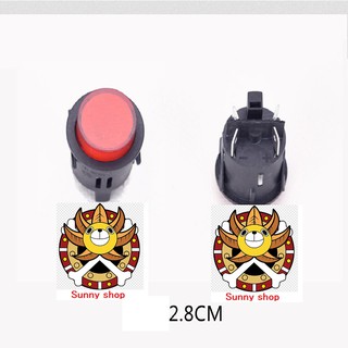 Công tắc nguồn tròn 4 chân có đèn xe điện trẻ em 12V  2 CHẾ ĐỘ TẮT- MỞ (CÓ ĐÈN LED BÁO)