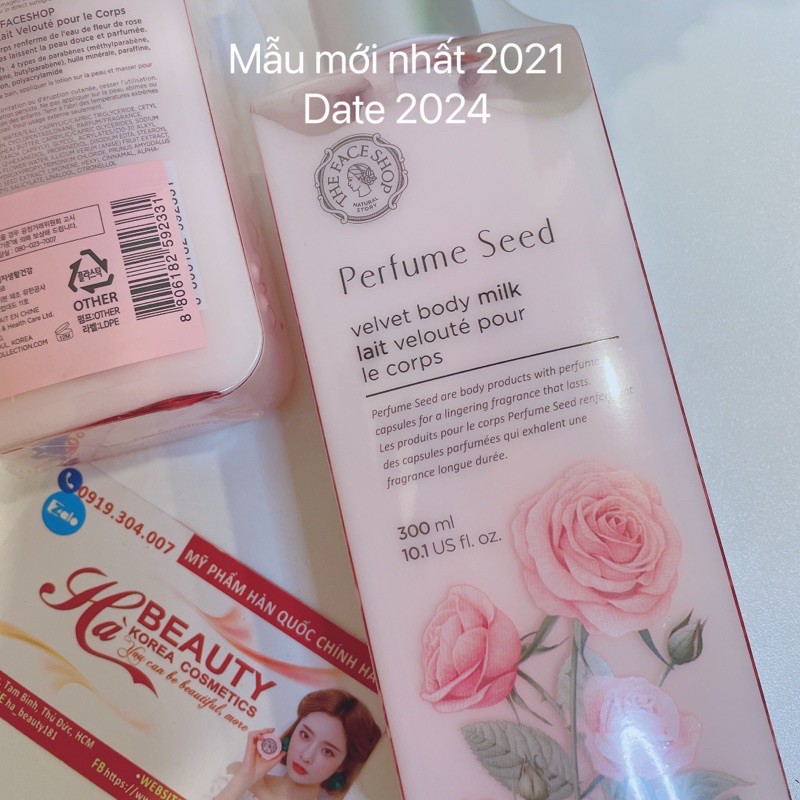 (Auth_Korea)Sữa dưỡng thể Trắng mềm mịn da Hương Nước Hoa VELVET Perfume Seed Body Milk | BigBuy360 - bigbuy360.vn