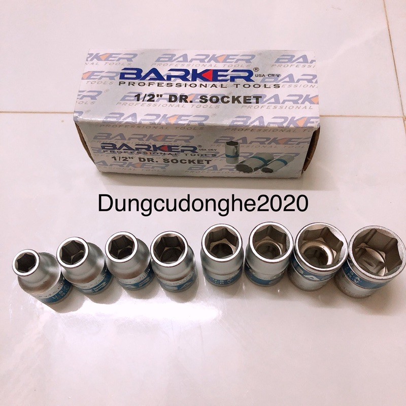 BỘ ĐẦU TUÝP, ĐẦU KHẨU BARKER/TOP 1/2 8,10,12,13,14,15,17,19 (8 CÁI/ BỘ)