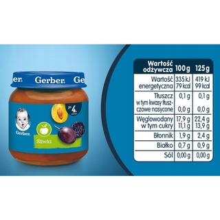Mận đen nghiền Gerber Nga ( cho bé từ 4 tháng )