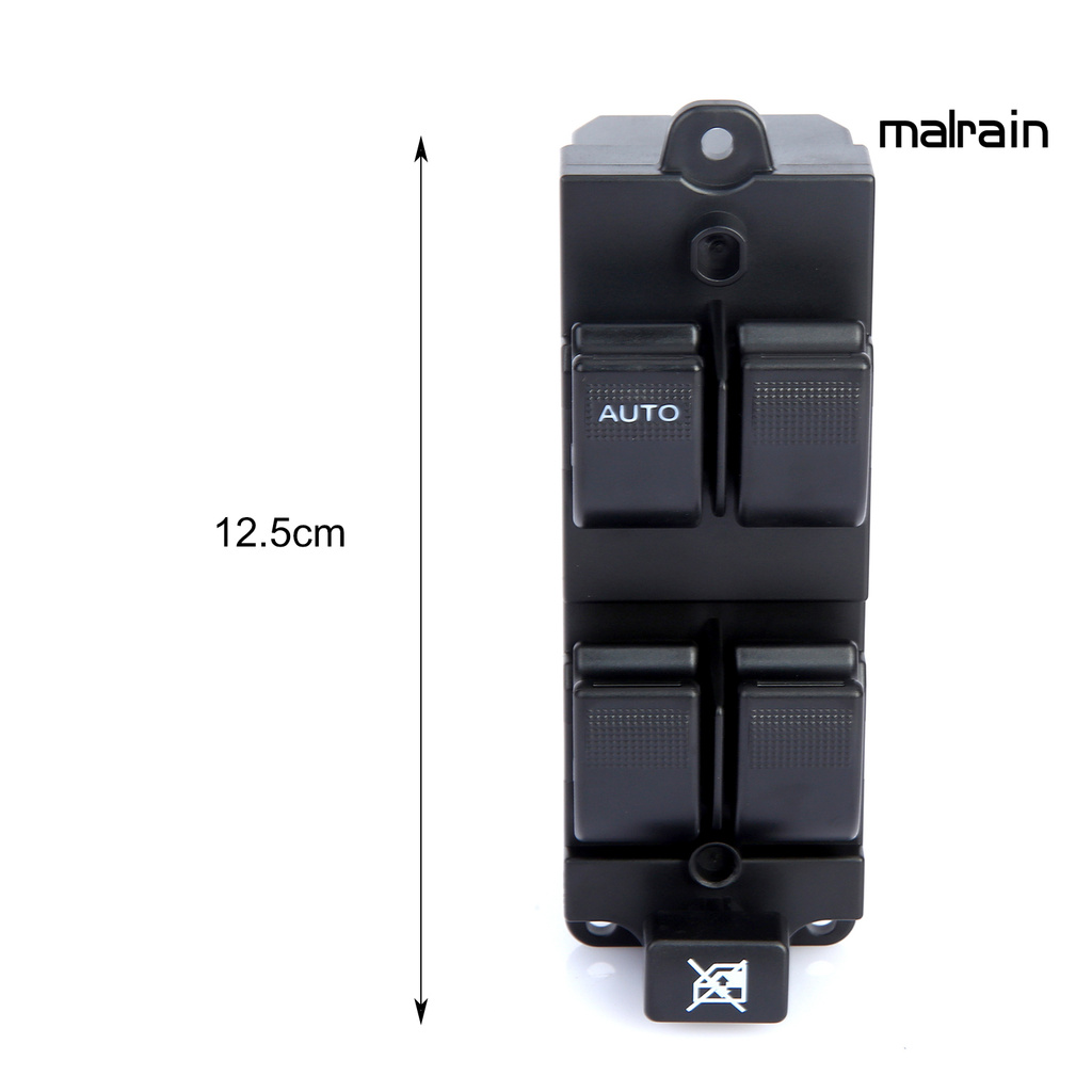 MR- Window Switch Smooth Surface Wide Compatible Car New Black Power Control Window Switch BL4E-66-350A for Mazda 6 2003-2005