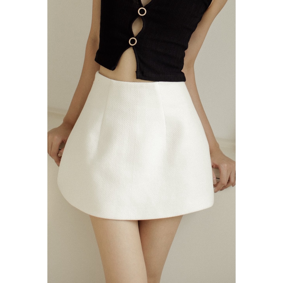 Chân váy chữ A thun xốp mềm nhẹ Basic - LITTYP DRESS