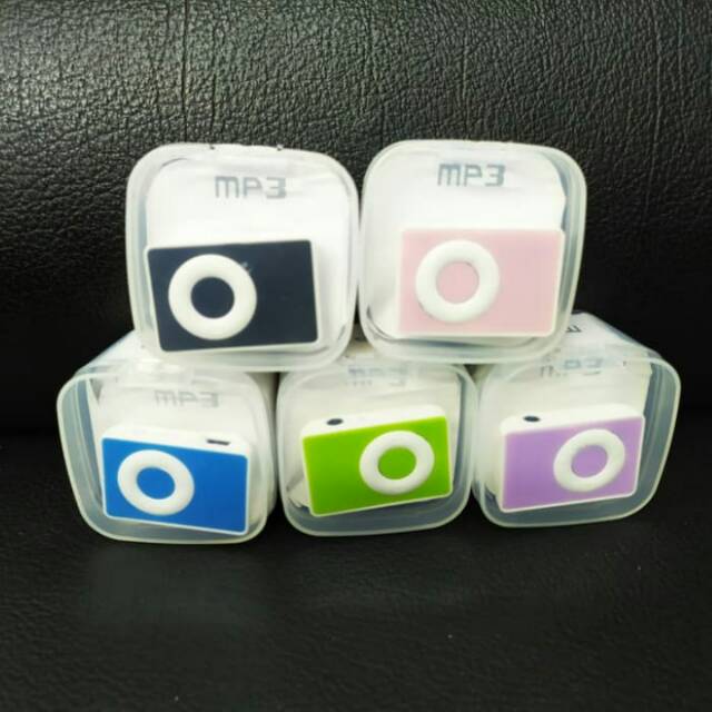 Máy Nghe Nhạc Mp3 Dạng Kẹp Thẻ Nhớ Mini Bằng Nhựa