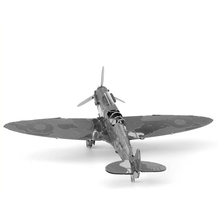 Mô hình 3D Máy bay Tiêm kích Supermarine Spitfire 1943 - Mô hình Metal lắp ghép kim loại 3D