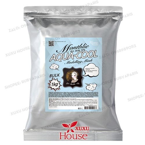 Gói 1kg Mặt nạ thạch dẻo bạc hà Spa Hàn Quốc - Aqua Cool Montblie Modeling Mask